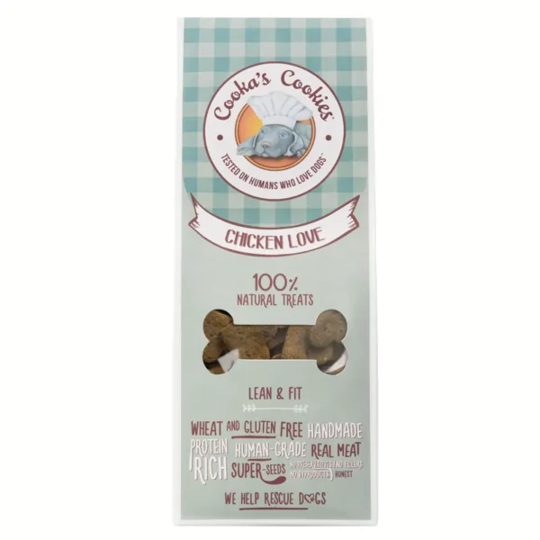 Friandises POULET forme cœur – COOKA’S COOKIES